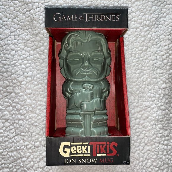 SOLD Jon Snow Game of Thrones Geeki Tiki Ceramic Mug - Picture 2 of 6